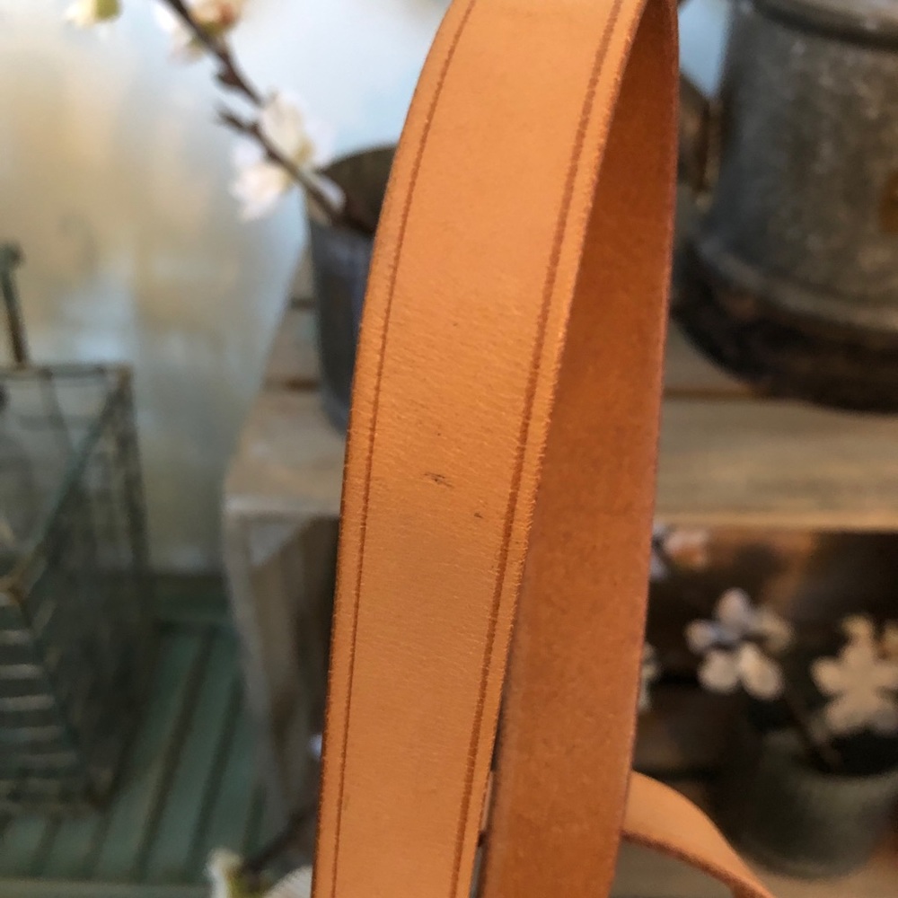 J. Crew Blue and Tan Backpack - Picture 5 of 8